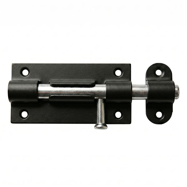 MINUTEX Catenaccio a Cannone in Acciaio Zincato Nero - MINUTEX - Immagine 3